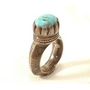 Antique Islamic Timurid Silver Ring 14th c