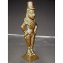 Antique Indian Hindu Brass Deity Amulet 18th - 19th c