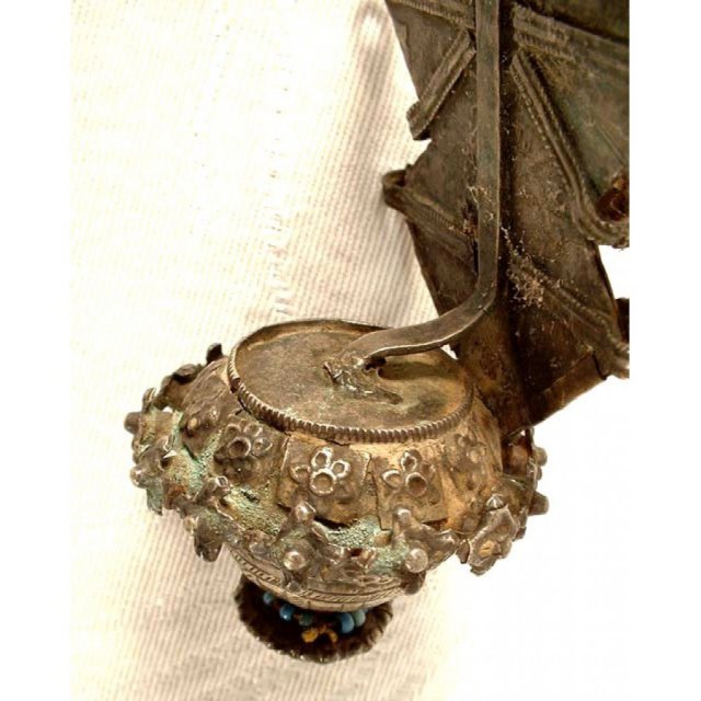 Antique Islamic Silver Earrings 19th century