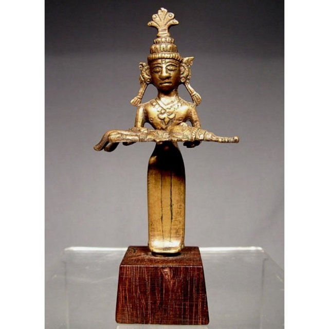 Antique Indian Hindu Bronze Deity 17th century