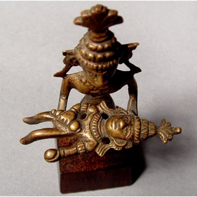 Antique Indian Hindu Bronze Deity 17th century