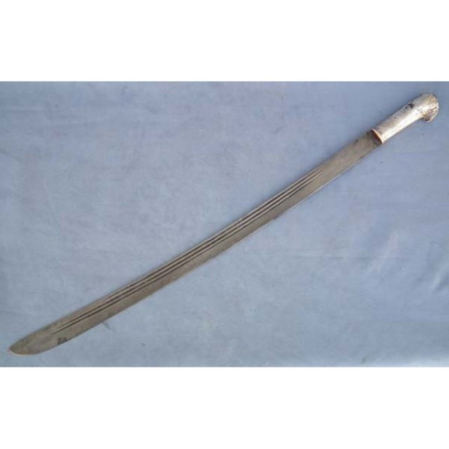 Antique Islamic Arab Yemeni Sword Saif in form of Shashka