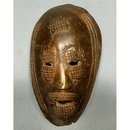 Antique African Bronze Mask circa 1900
