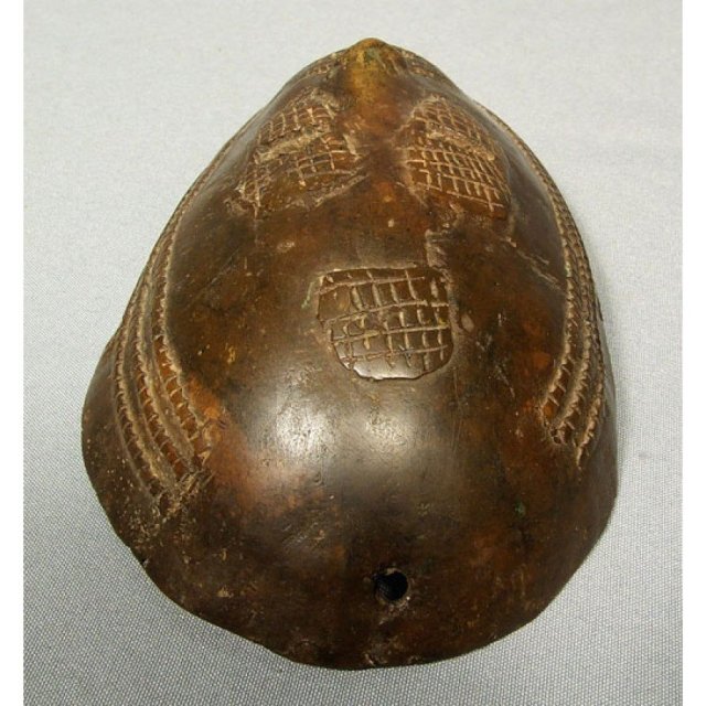 Antique African Bronze Mask circa 1900