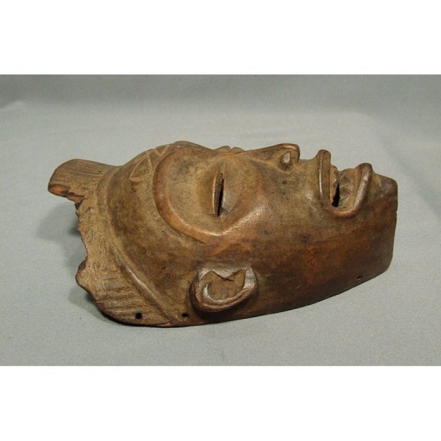 Antique African Wooden Mask Chokwe Angola