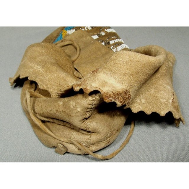 Antique American Indian Beaded Moccasins