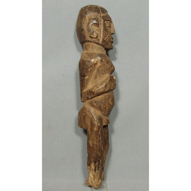 Antique African Carved Wood Sculpture Figure