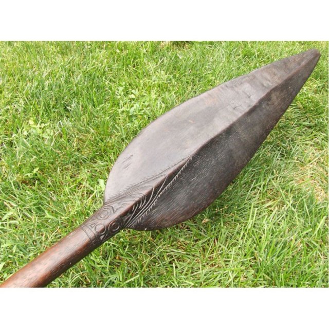 SOLD Antique Oceanic Ceremonial War Paddle