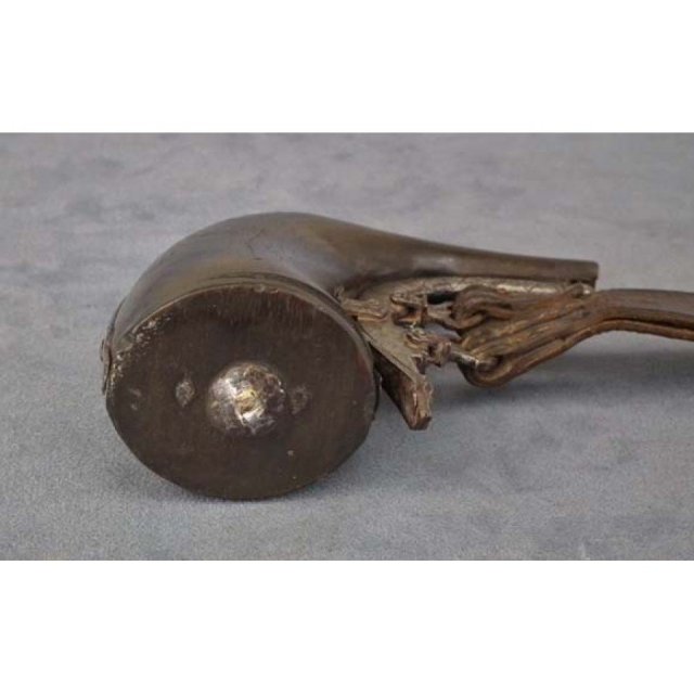 Antique 18th century Islamic Persian Powder Flask Horn