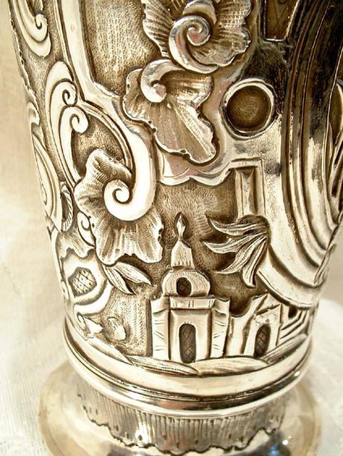 Antique Russian Silver Wine Beaker 18th Century