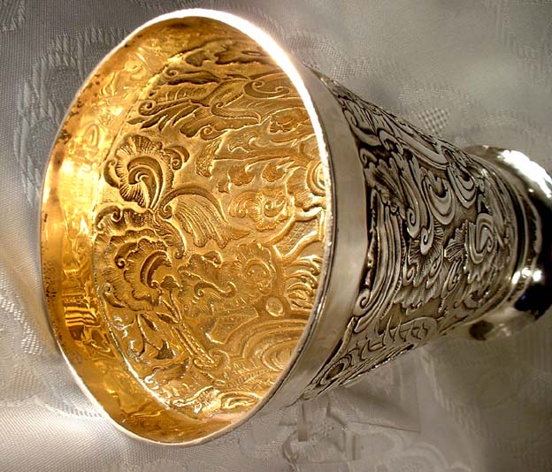 Antique Russian Silver Wine Beaker 18th Century