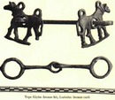 A Rare 1st millennium B.C. Luristan Bronze Horse Bit