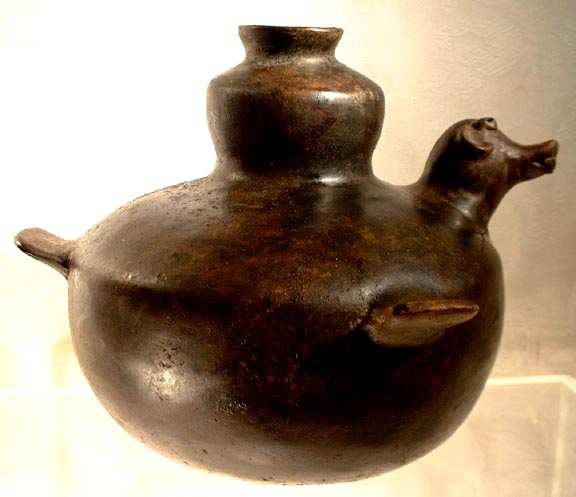 IPre-Columbian Colima Jug in form of a Duck