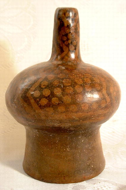 Pre-Columbian Mayan Ceramic Vessel Mexico