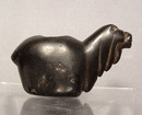 Pre Columbian Inca Black Stone Conopa Vessel