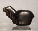 Pre Columbian Inca Black Stone Conopa Vessel