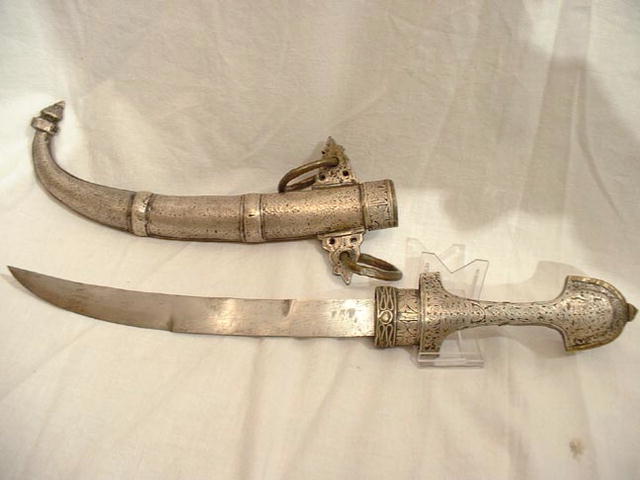 Antique Moroccan Dagger Sword Kumya