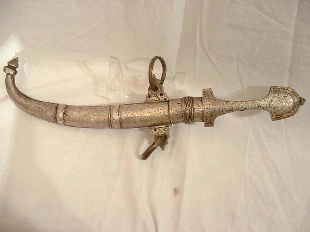 Antique Moroccan Dagger Sword Kumya