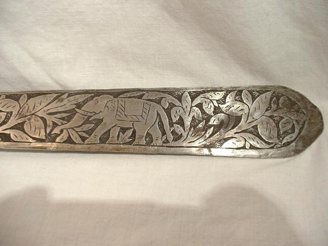 Indo Persian Tulwar Sword tigers 18th century