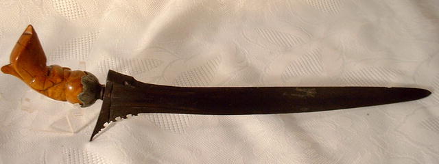 Antique Authentic Indonesian Kris with the