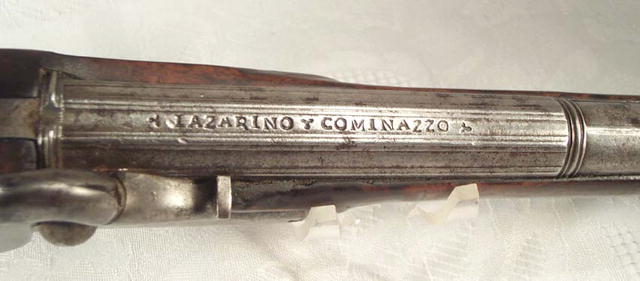 Rare Antique Pistol, Cominazzo Lazarino