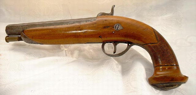 Antique Belgium Percussion Pistol, 19th cen