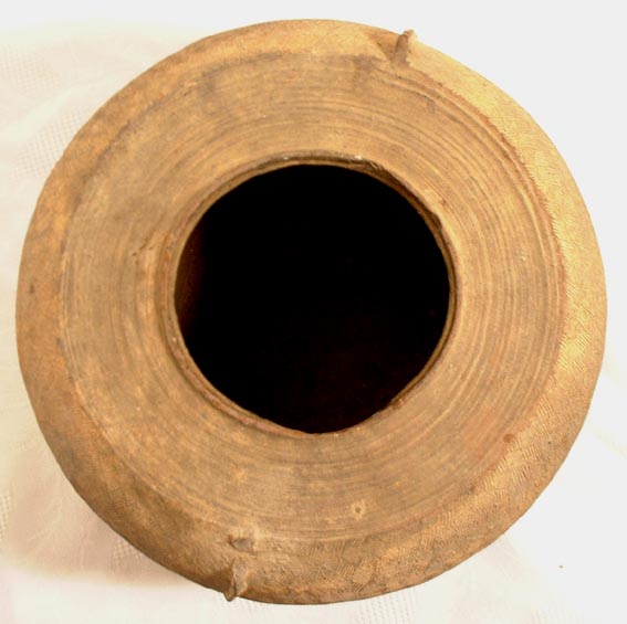 Ancient Chinese Warring States Ceramic Jar