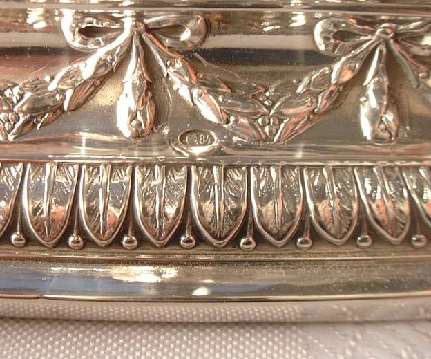 Imperial Russian-Polish Silver Candlestick 1900