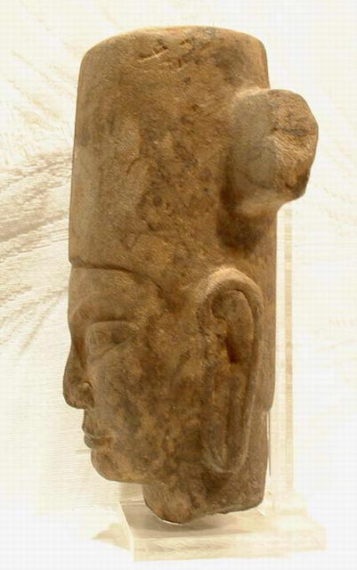Antique Sandstone Khmer Head, pre-Angkor Era