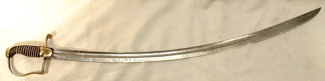 1812 War American Mounted Artillery Sword