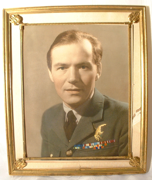 WWII Polish Air Force Officer in Uniform Photo Poland