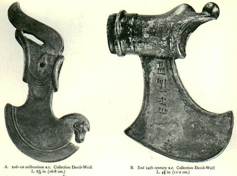 2000 BC pre Luristan Bronze Axe