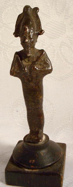 Antique Egyptian Bronze Osiris, 664-342 BC