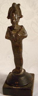 Antique Egyptian Bronze Osiris, 664-342 BC