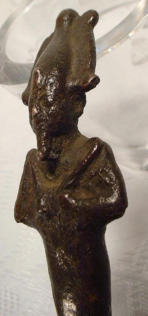 Antique Egyptian Bronze Osiris, 664-342 BC