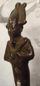 Antique Egyptian Bronze Osiris, 664-342 BC