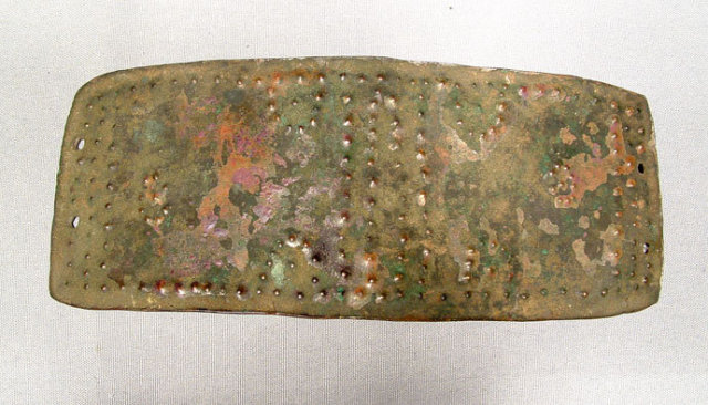Ancient Bronze Celtic Belt Buckle, 2nd century