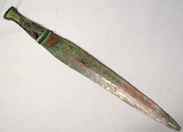Ancient Bronze Sword Luristan 1000 BC.