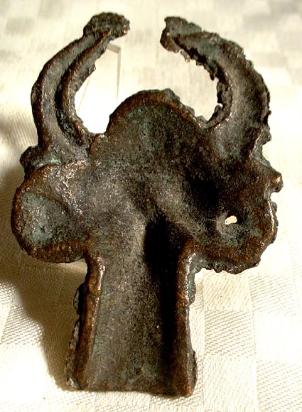 ANTIQUE LURISTAN BRONZE AMULET, circa 1500 B.C