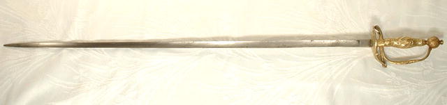 European Small Sword Rapier, 18th Century
