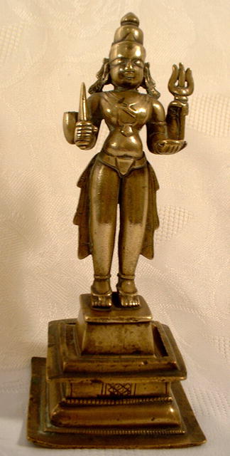 Antique Authentic 17th century Indian Bronze Figure of Shiva
