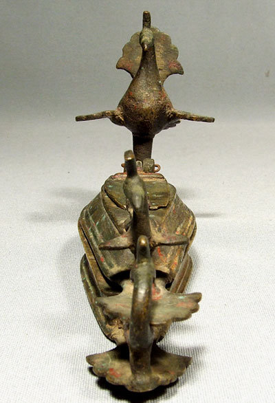 Antique Indian Bronze Cosmetic Container India