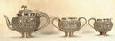 ANTIQUE ISLAMIC INDIA SOLID SILVER TEA SET