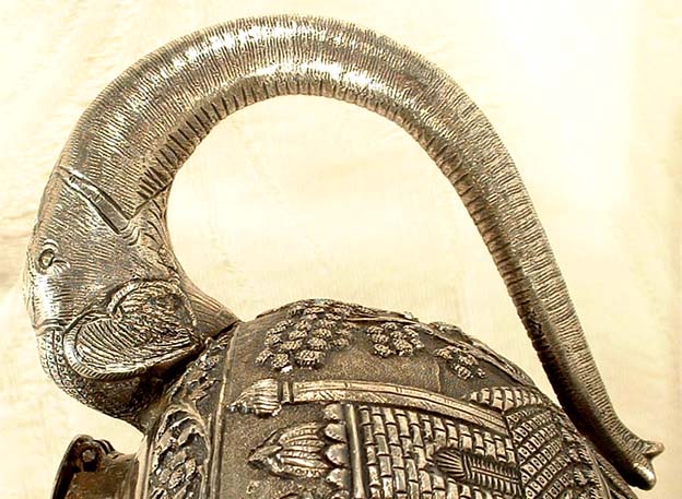 ANTIQUE ISLAMIC INDIA SOLID SILVER TEA SET