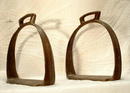 Antique Islamic Bronze Stirrups, 18th Century