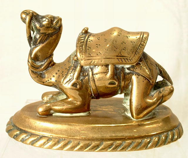 Indo Persian Islamic Bronze Camel, 19th century