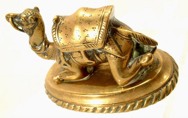 Indo Persian Islamic Bronze Camel, 19th century