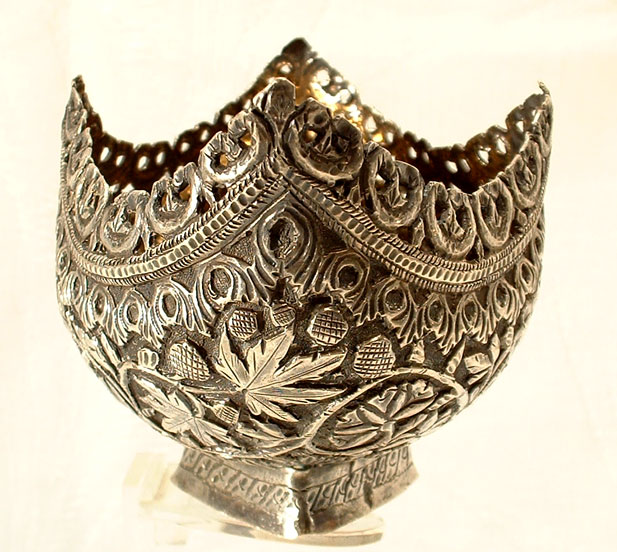 Indo Persian embossed solid, 19th century