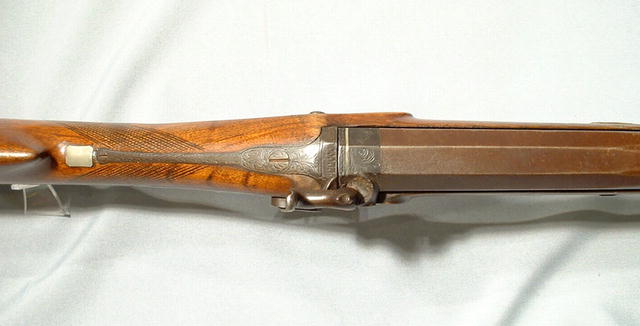 Antique Percussion Gun Rifle Wilson, 19th Century