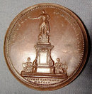 Antique 18th century Bronze Medal Polish King Poland